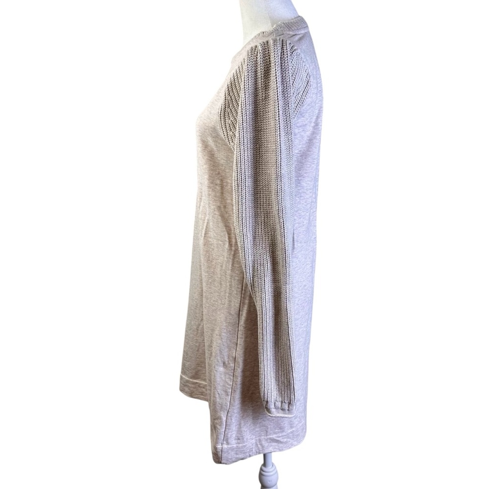Splendid Mini Dress Knit Sleeves Sweatshirt Material Body Size XS - Picture 4 of 11